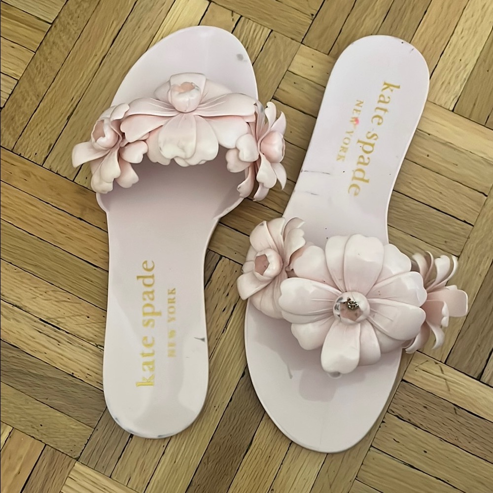 Kate Spade Jaylee slide jelly Floral Sandals